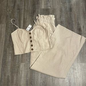 Express High Waisted Wide Leg Pants